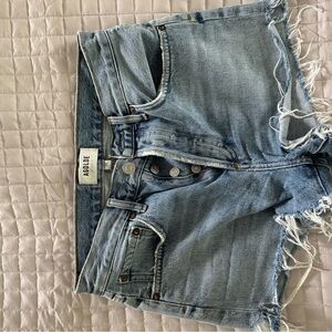 Agolde Women's Blue Denim Shorts